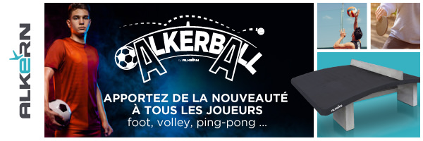 TABLE DE PING PONG CONTEMPORAINE - Produits Alkern